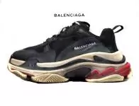 balenciaga chaussure homme daim top noir